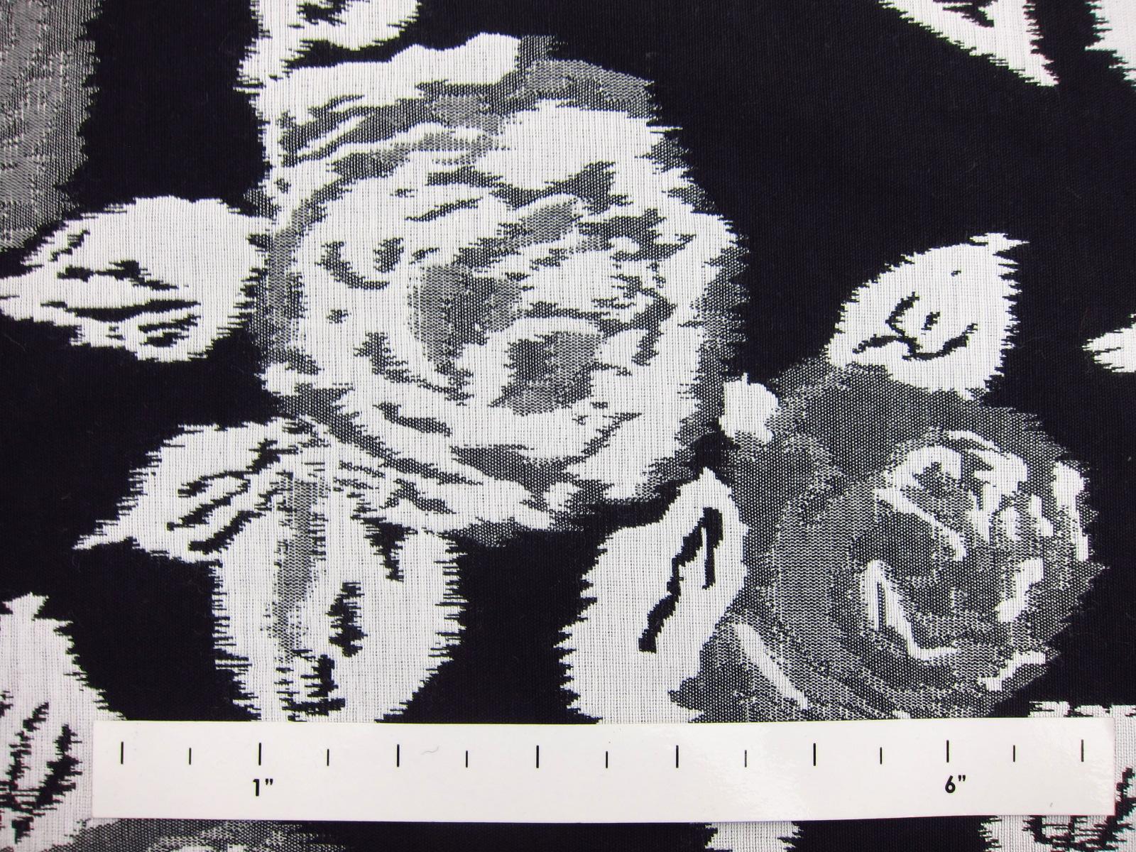 Cotton and Poly Blend Doubleface Damask0