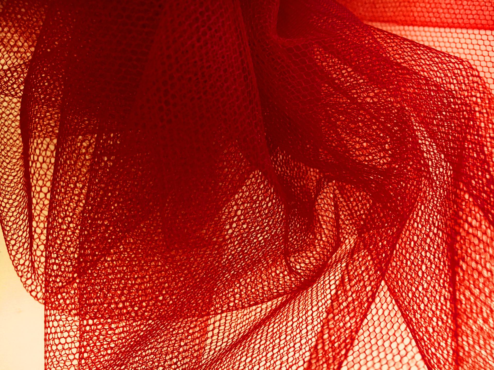 Italian Tutu Tulle in Rosso0
