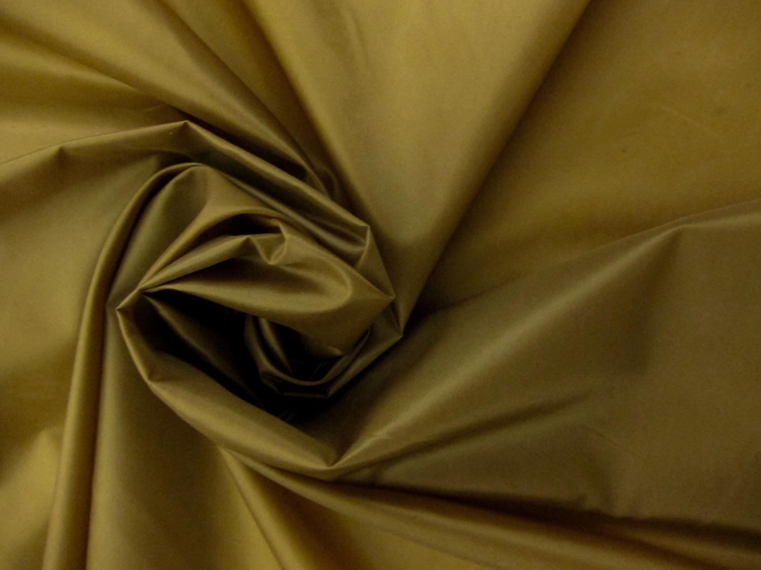 Japanese Nylon Ciré Rainwear In Mustard