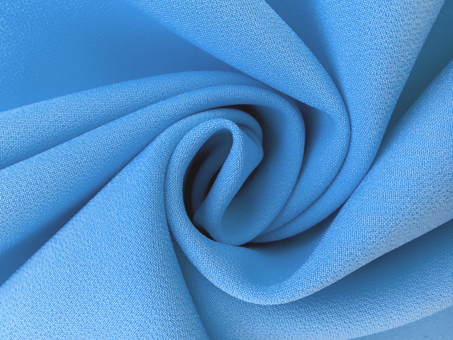 Polyester Stretch Crepe in Periwinkle0