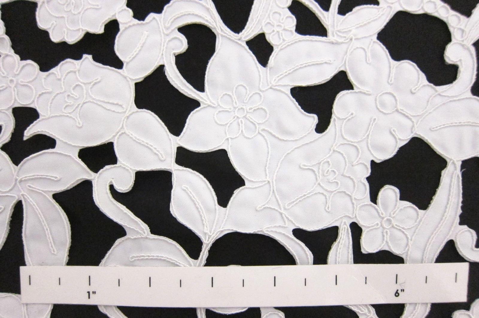 Laser Cut Corded Satin 1