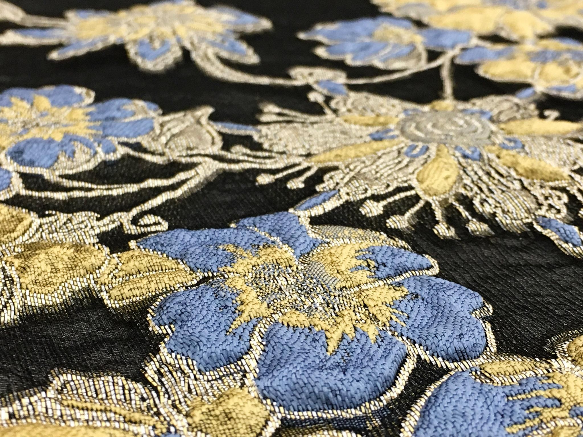 Metallic Silk Blend Organza Fil Coupé2