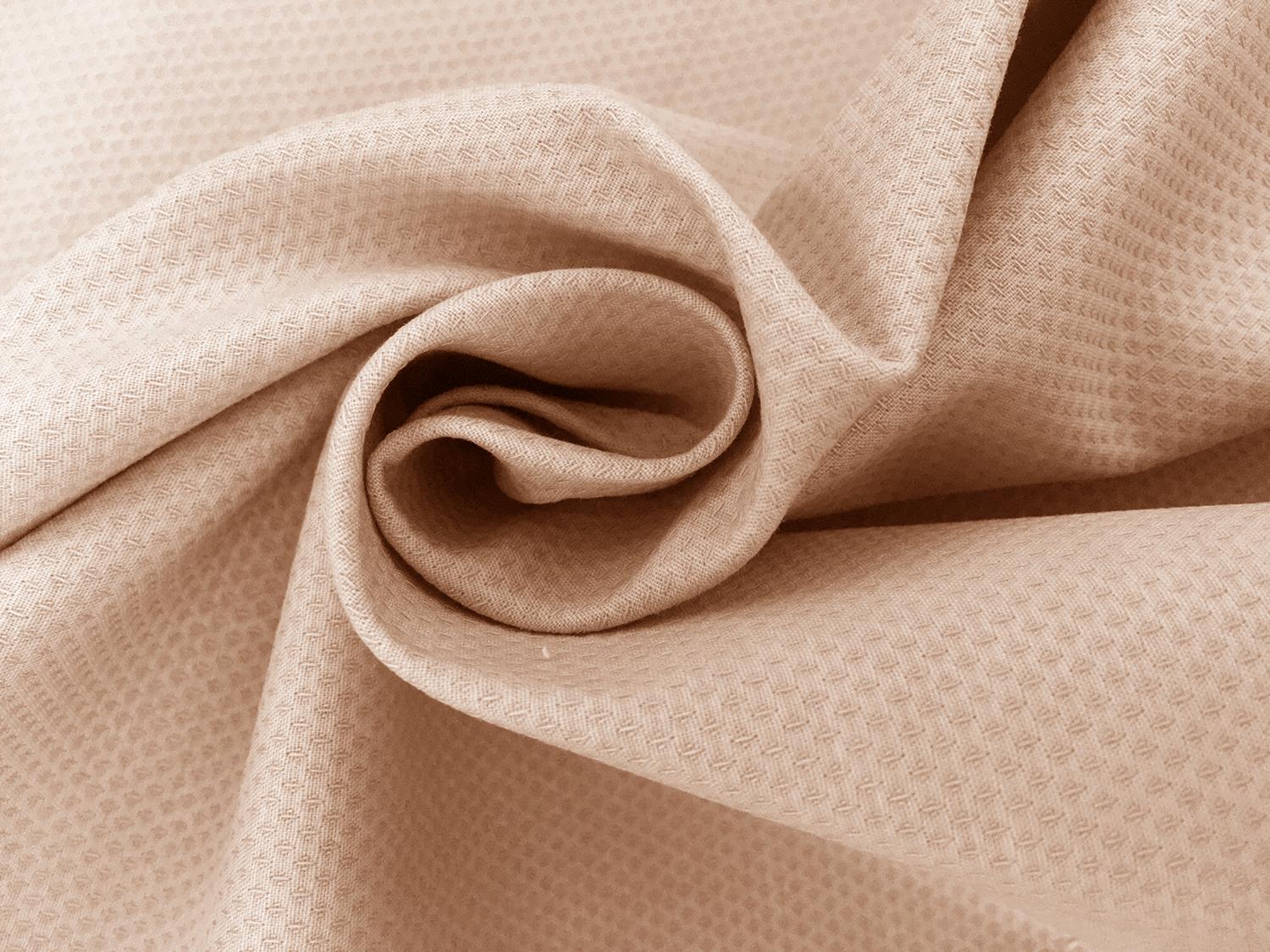 Italian Cotton Lycra Pique in Nude Pink2