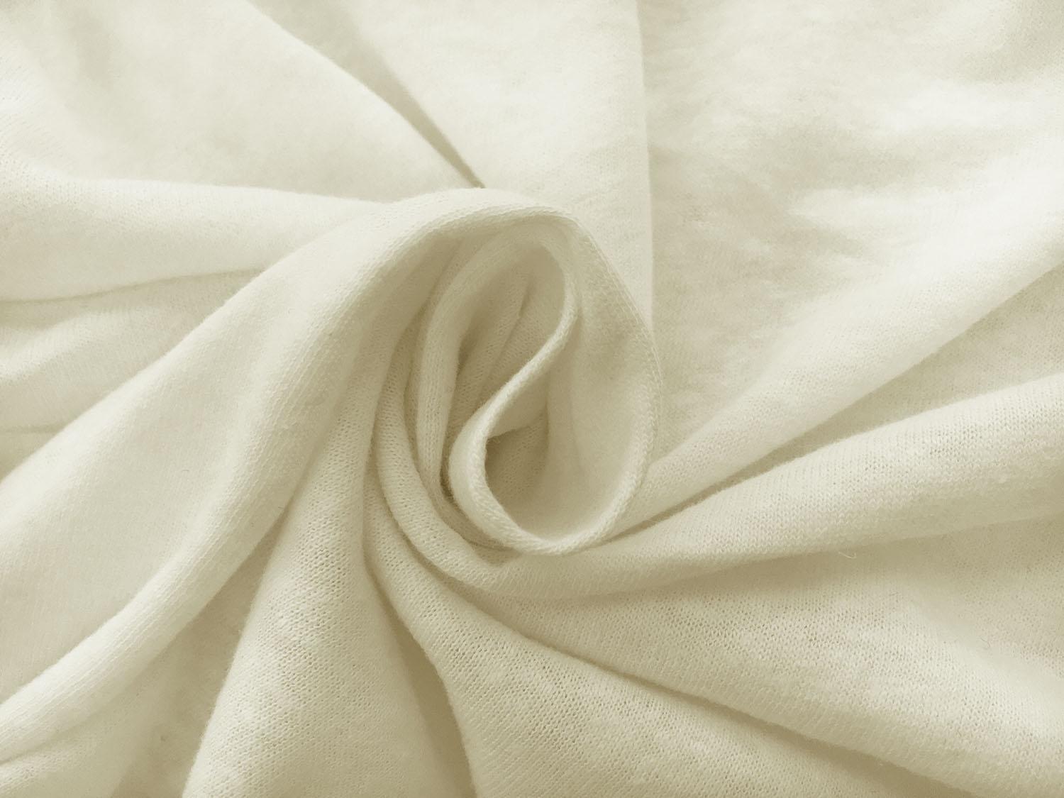 Hemp and Organic Cotton Jersey in Ecru1