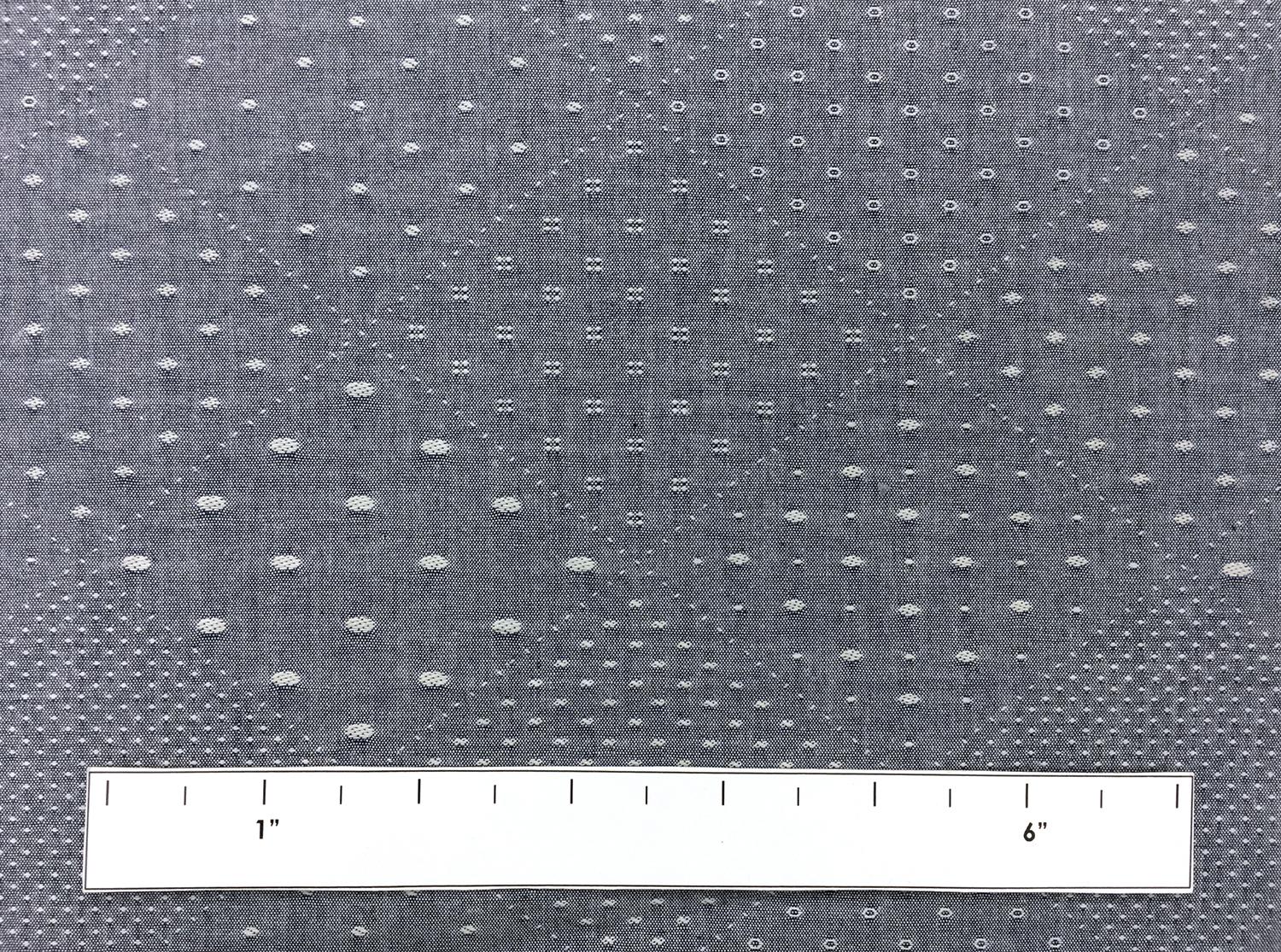 Cotton Chambray Union in Indigo1