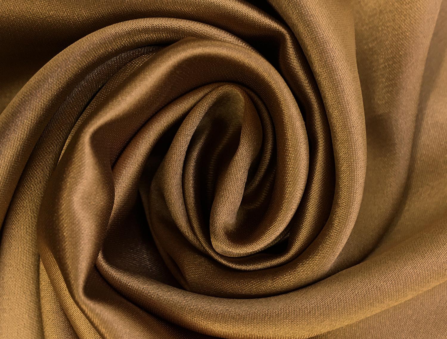 Tahari Stretch Polyester Charmeuse in Camel0