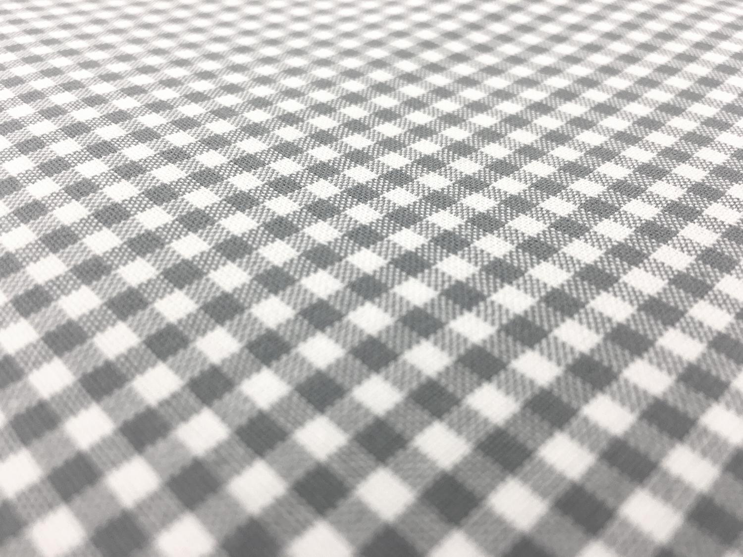 Carolina Cotton Gingham in Silver2