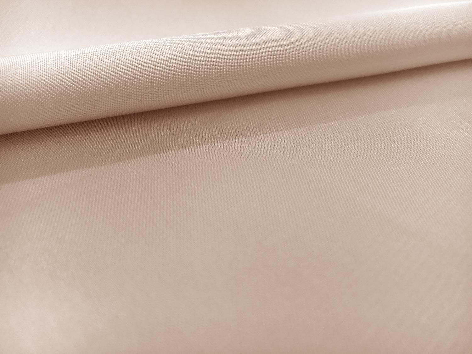 Japanese Polyester Charmeuse in Nude0
