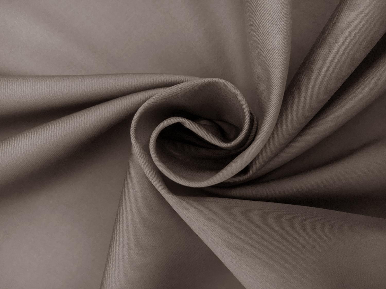 Stretch Cotton Sateen in Khaki1