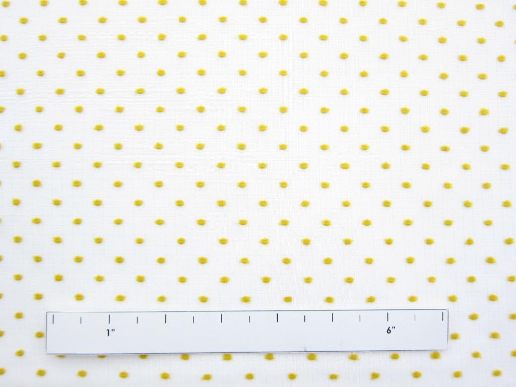 Cotton Plumetis in Toffee1