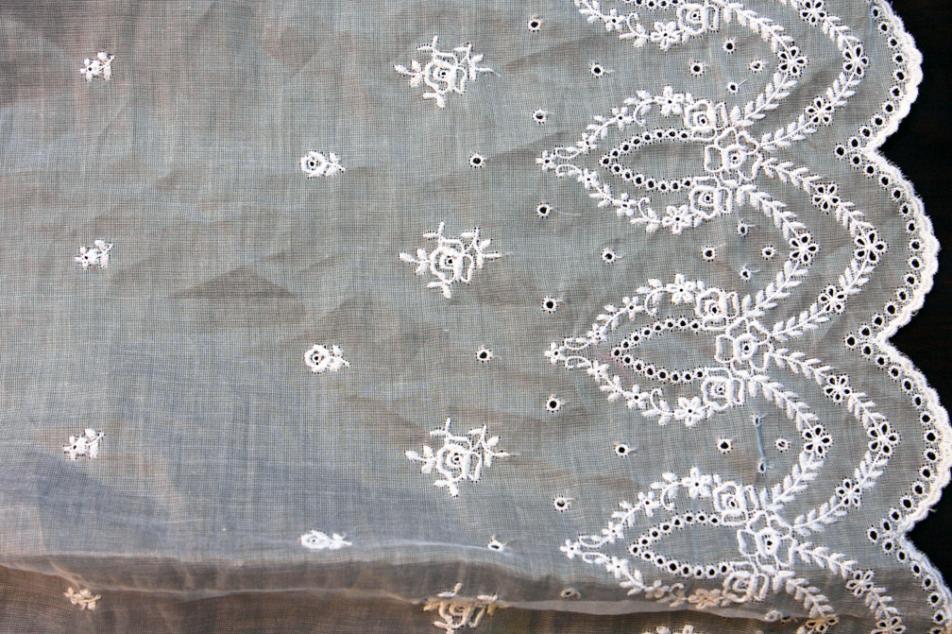 Embroidered Cotton Organdy0