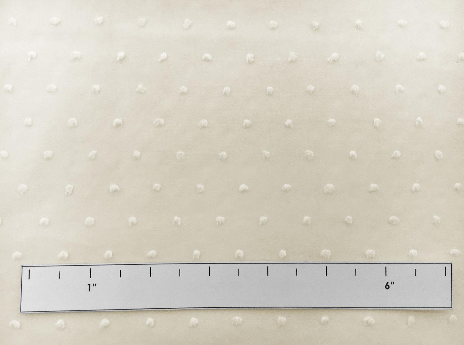 Cotton Poly Swiss Dot in Ivory2