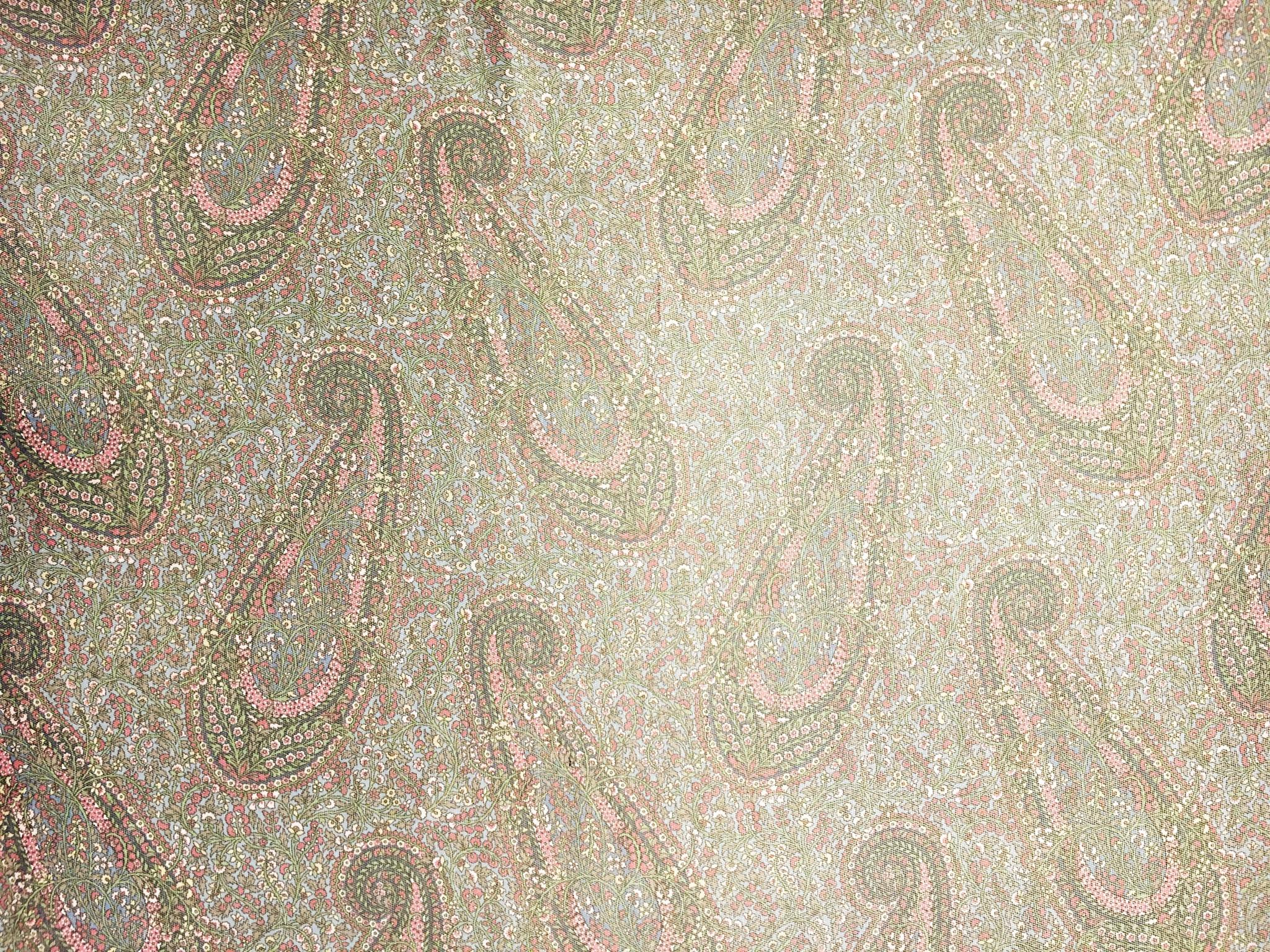 Metallic Printed Silk Chiffon0