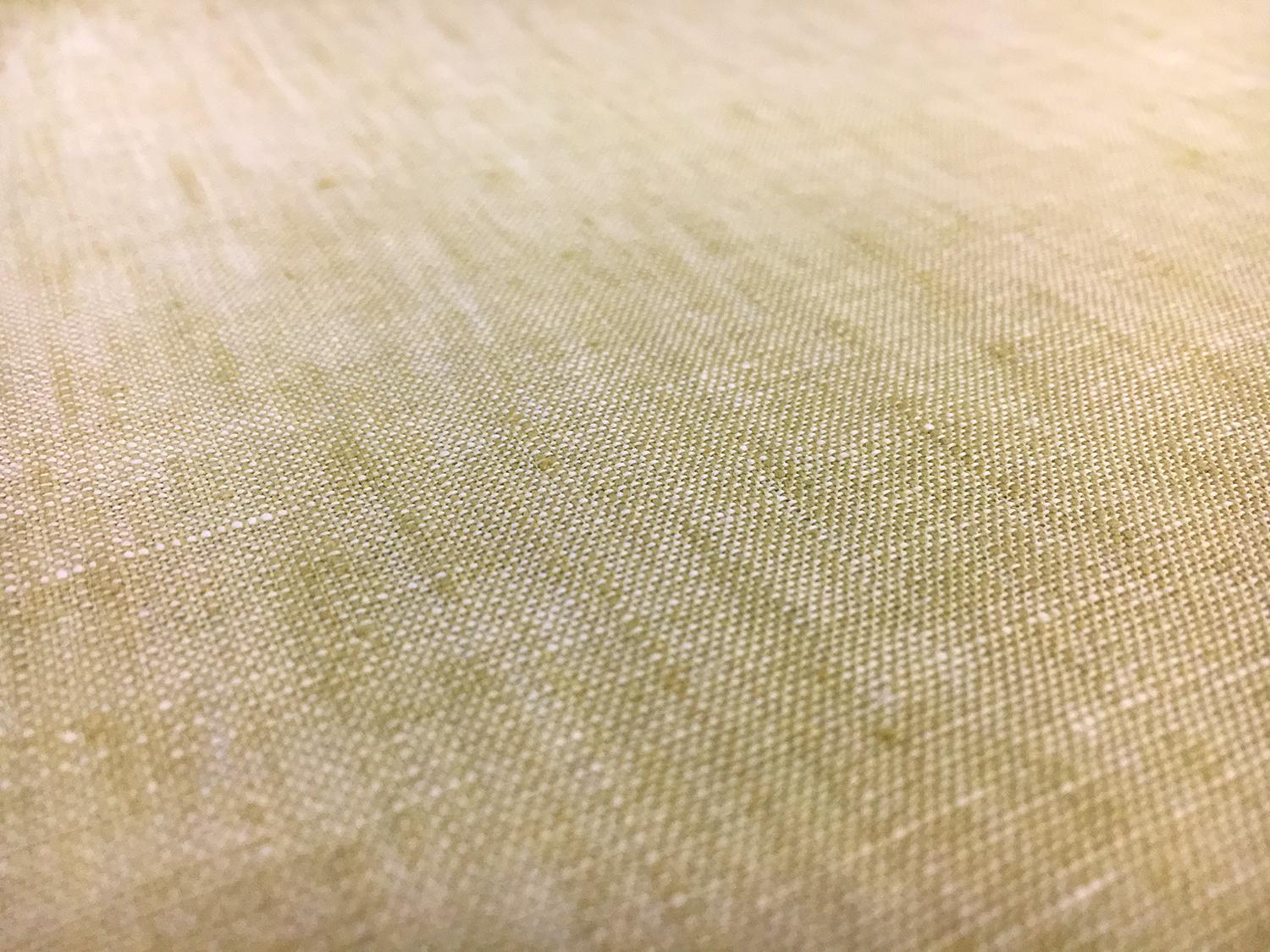 Belgian Iridescent Handkerchief Linen in Green2