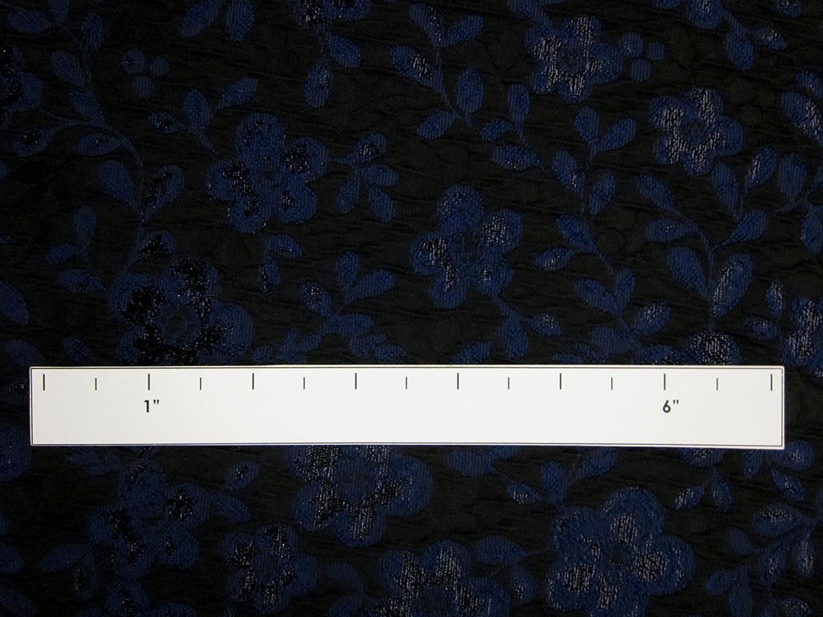 Polyester and Silk Blend Metallic Brocade2