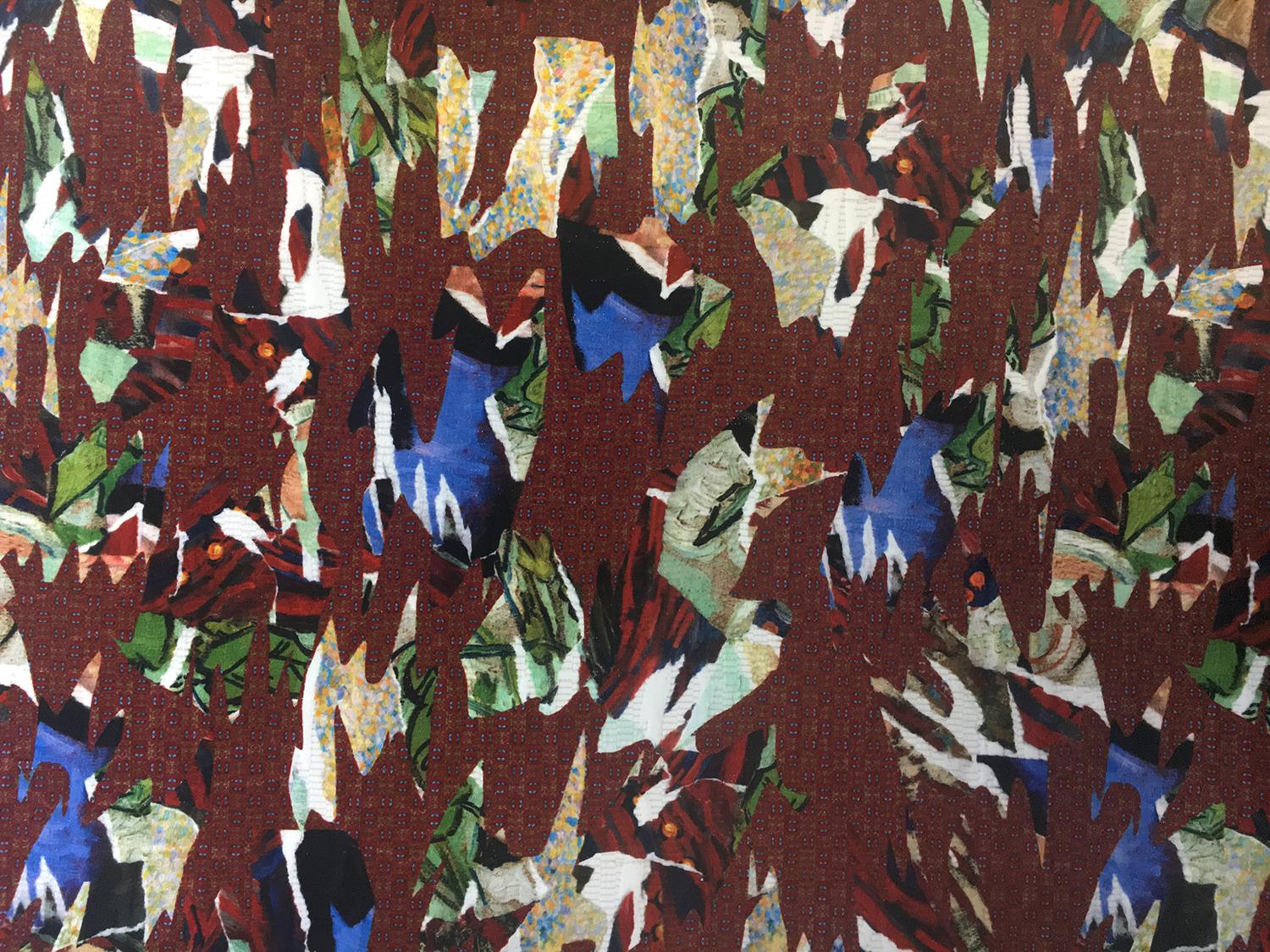 Max Mara Italian Cotton Nylon Novelty0