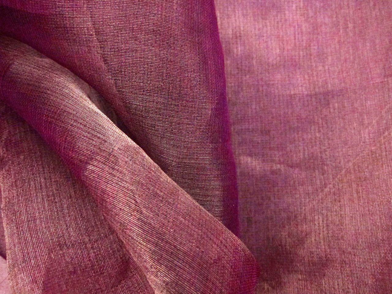 Metallic Silk Organza0