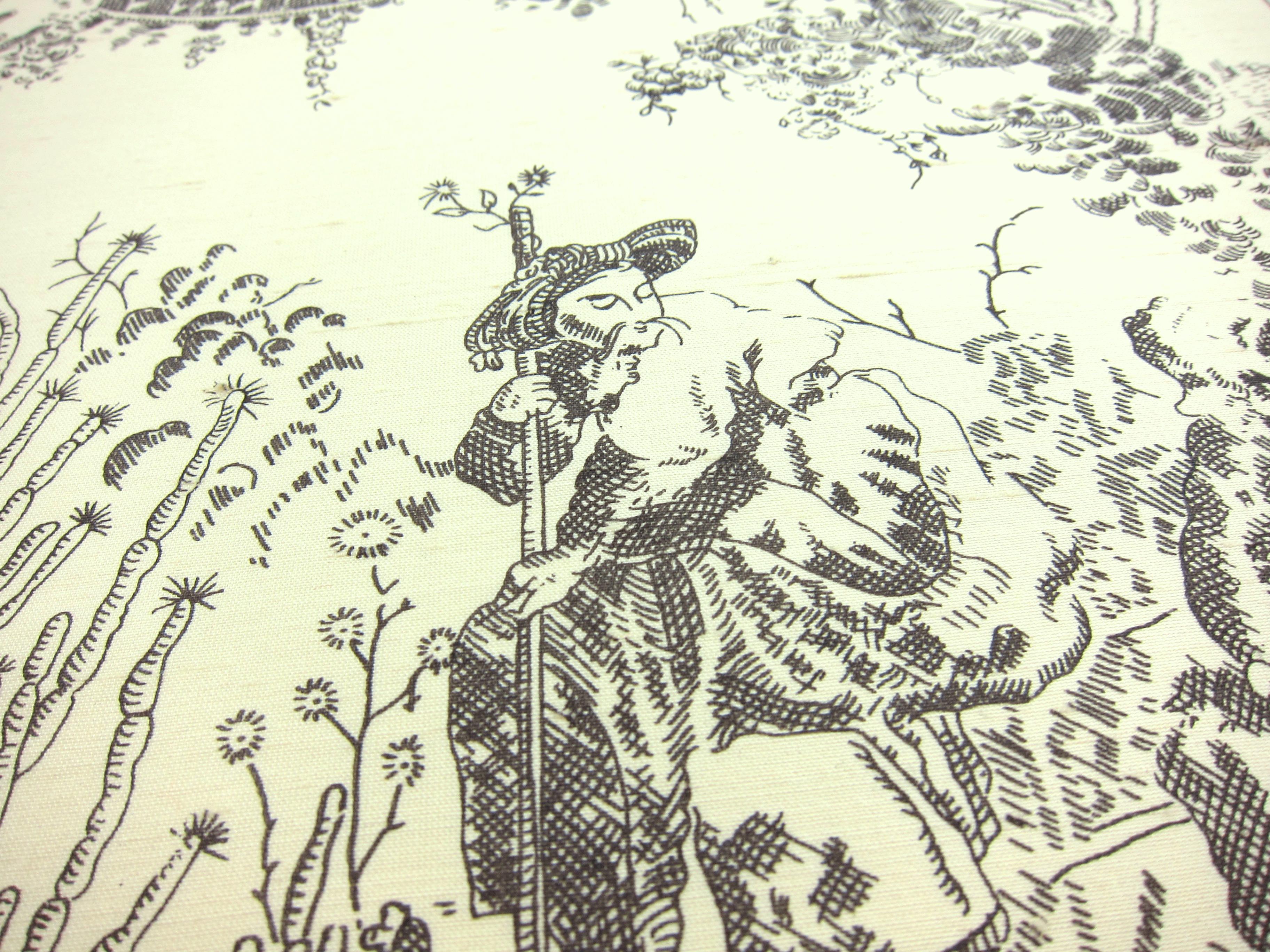 100% Silk Printed Shantung2