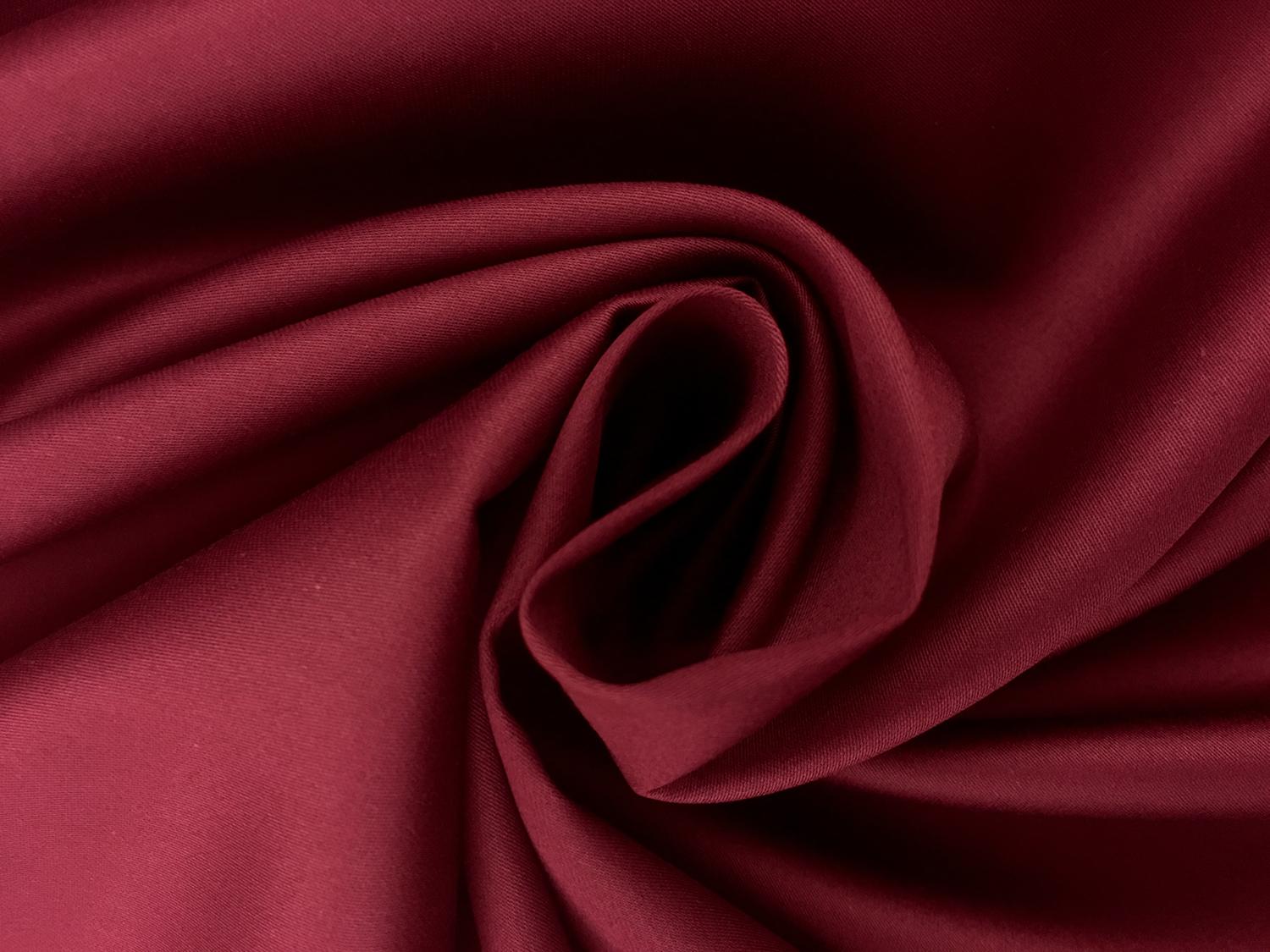 Egyptian Cotton Sateen in Wine1