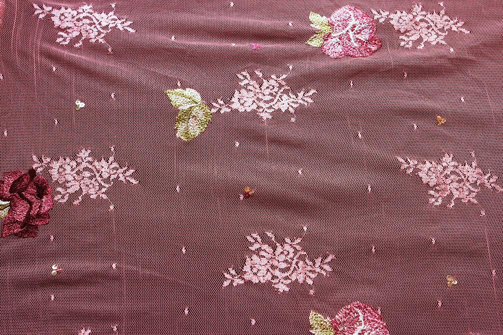 Embroidered Illusion with Sequins1