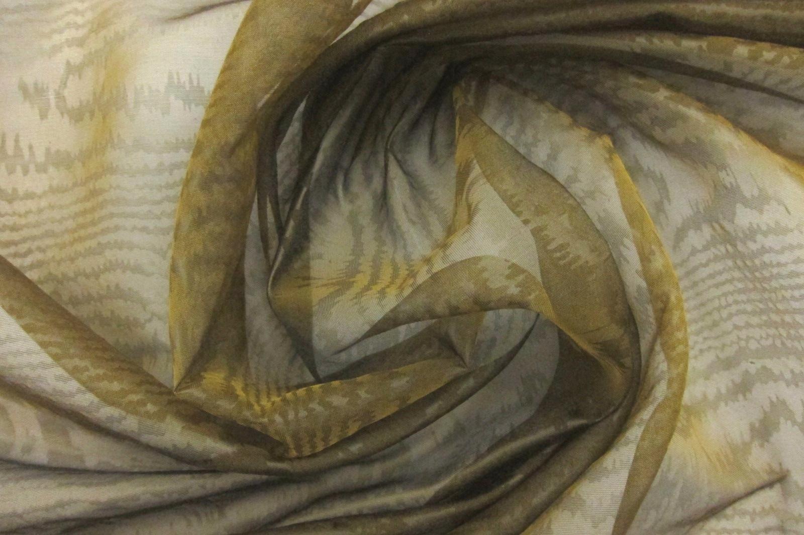 Iridescent Silk Blend Organza Moiré 0