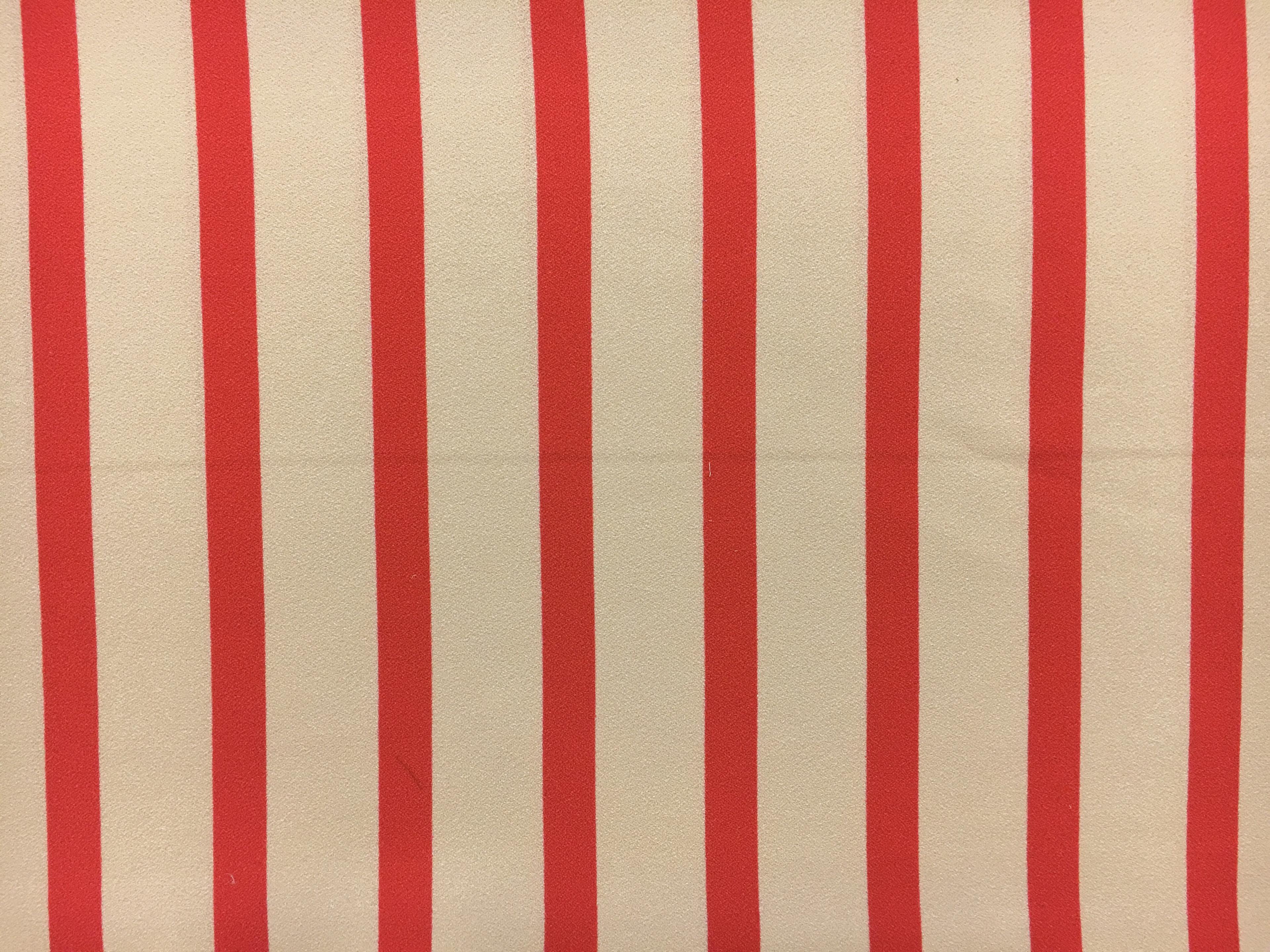 Ungaro Striped Viscose Crepe0