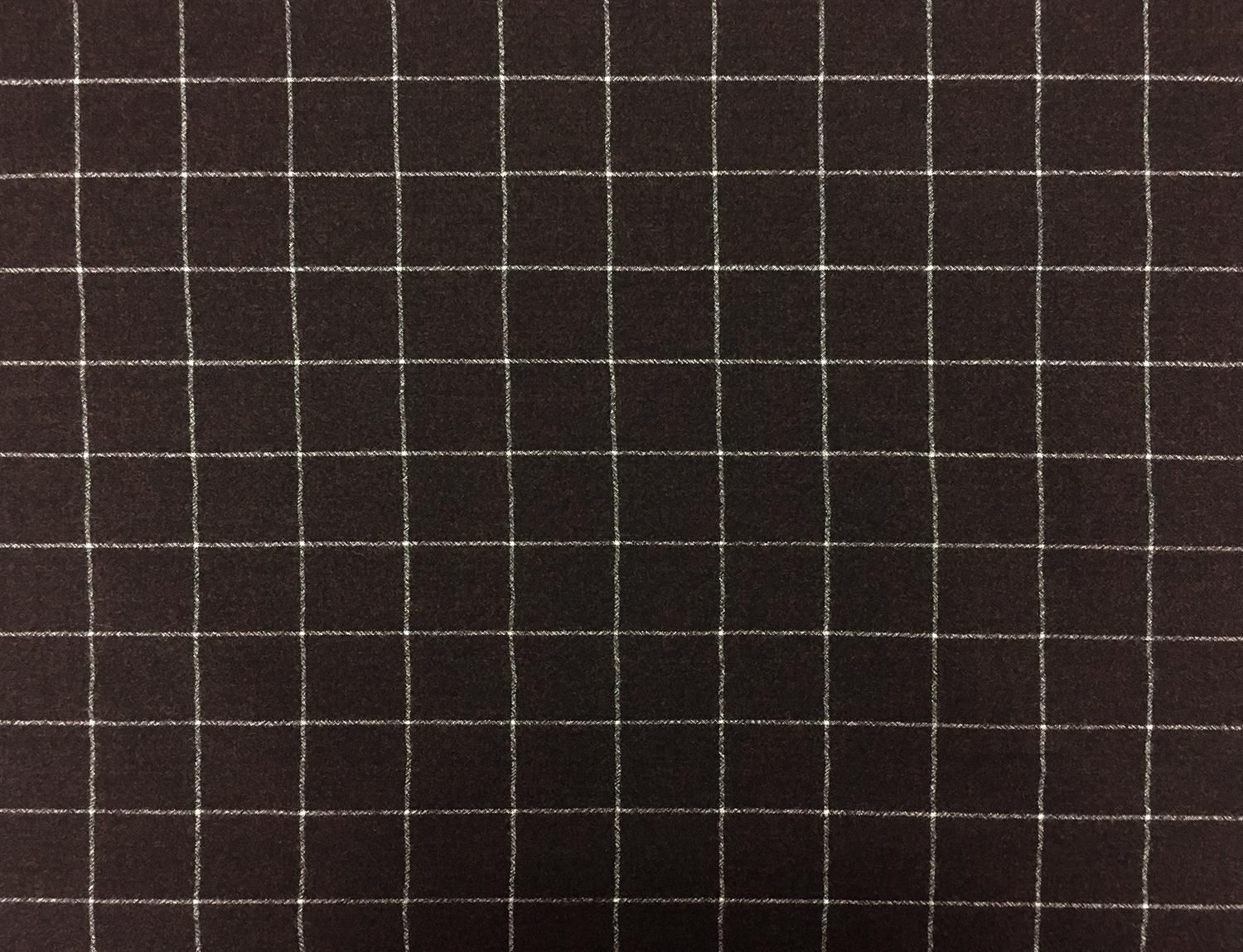 Wool Blend Window Pane Flannel1