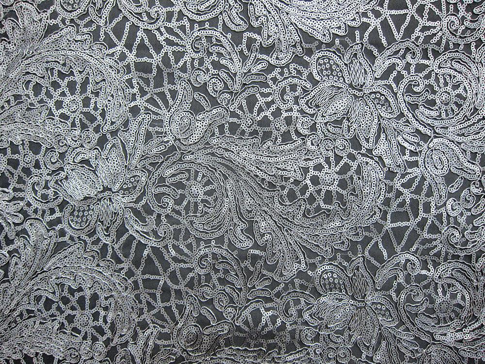 Tulle with Sequins and Cording/not re-orderable0