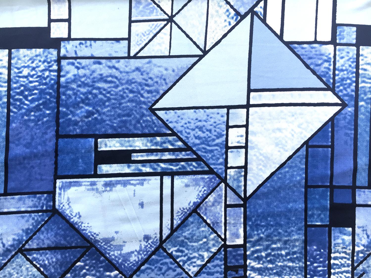 Poly Spandex Jersey Geometric Print 0