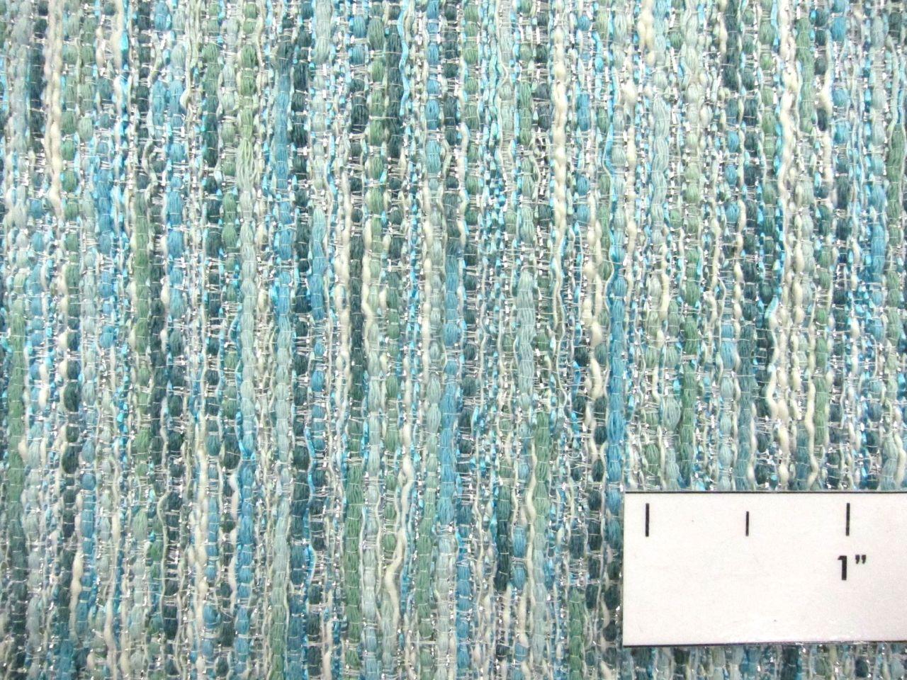 Metallic Poly Cotton Blend Tweed1