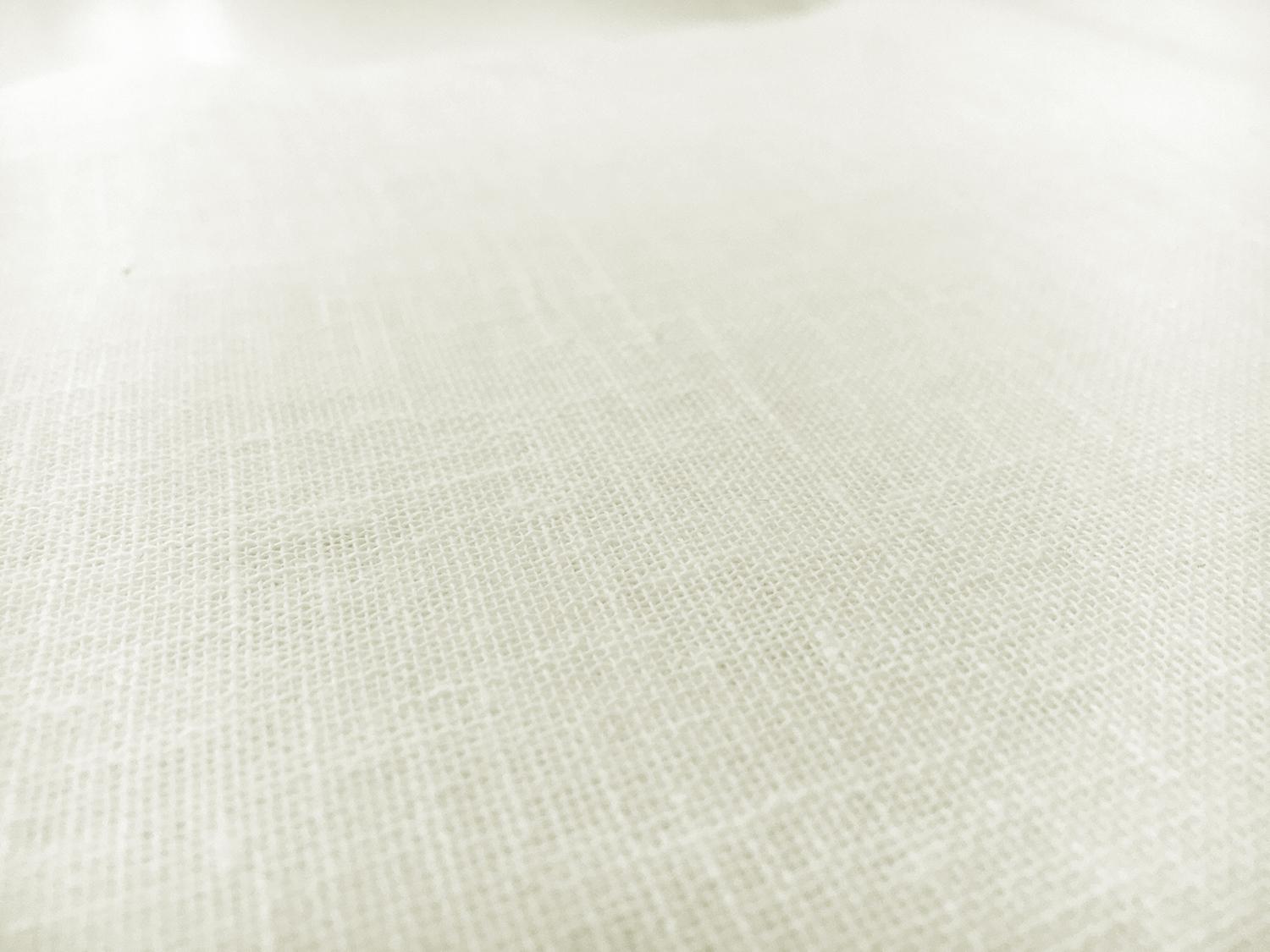 Extra Wide Poly Cotton Sheer Mesh in Ivory0