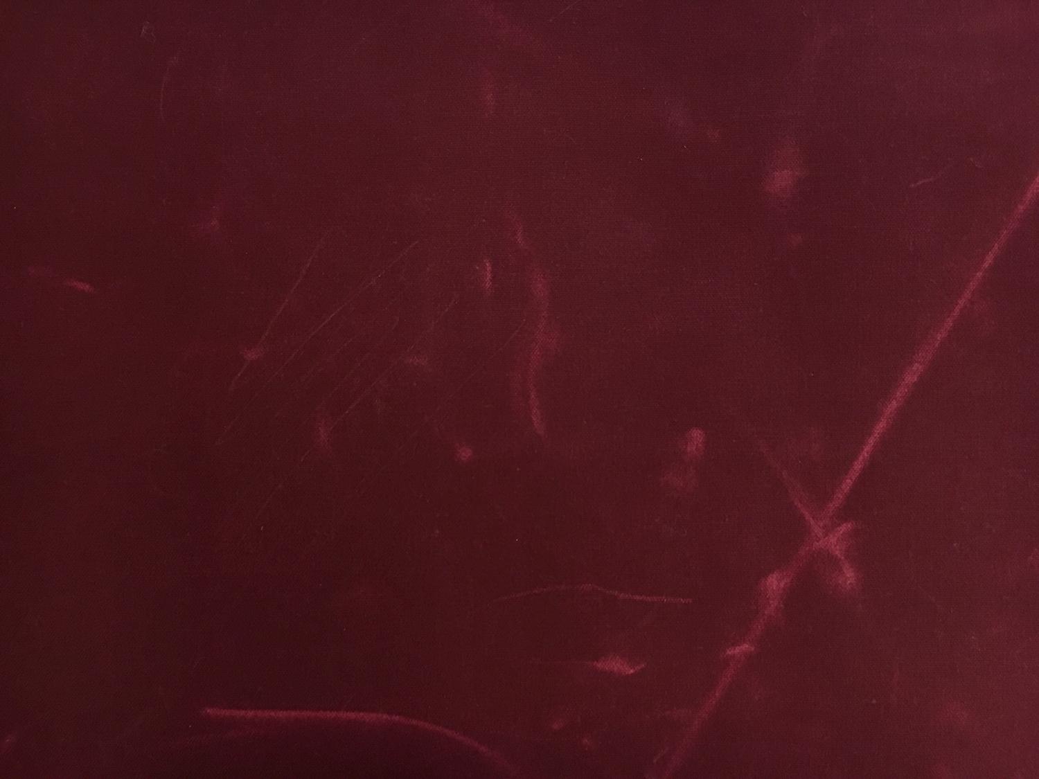 Cotton Wax Cloth in Nautical Red1