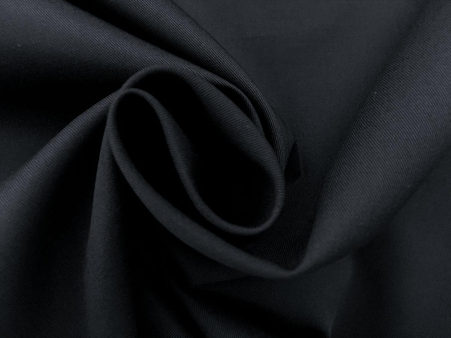 Combed Cotton Fineline Twill in Ink1