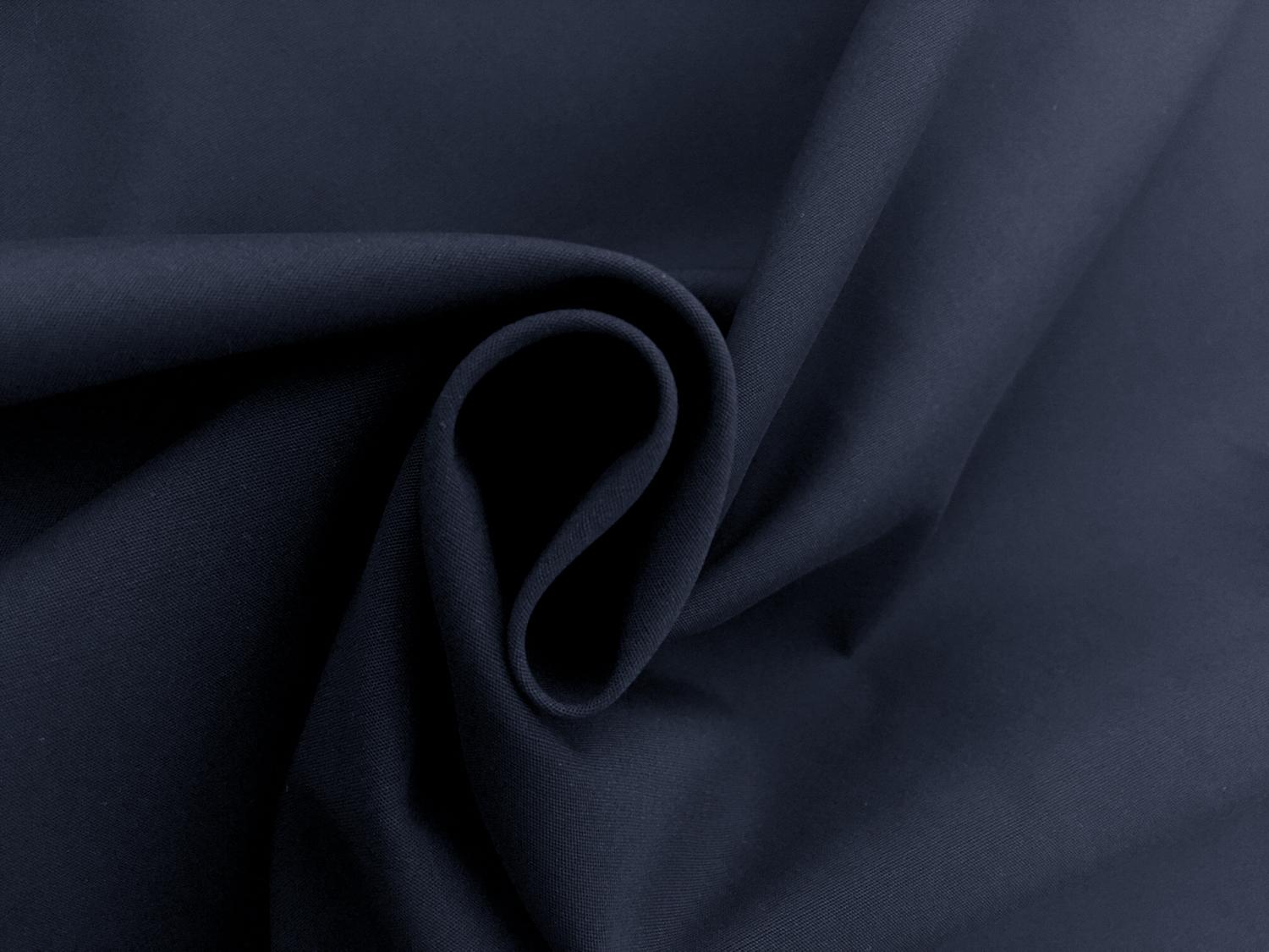 Japanese Cotton Poplin in Navy1