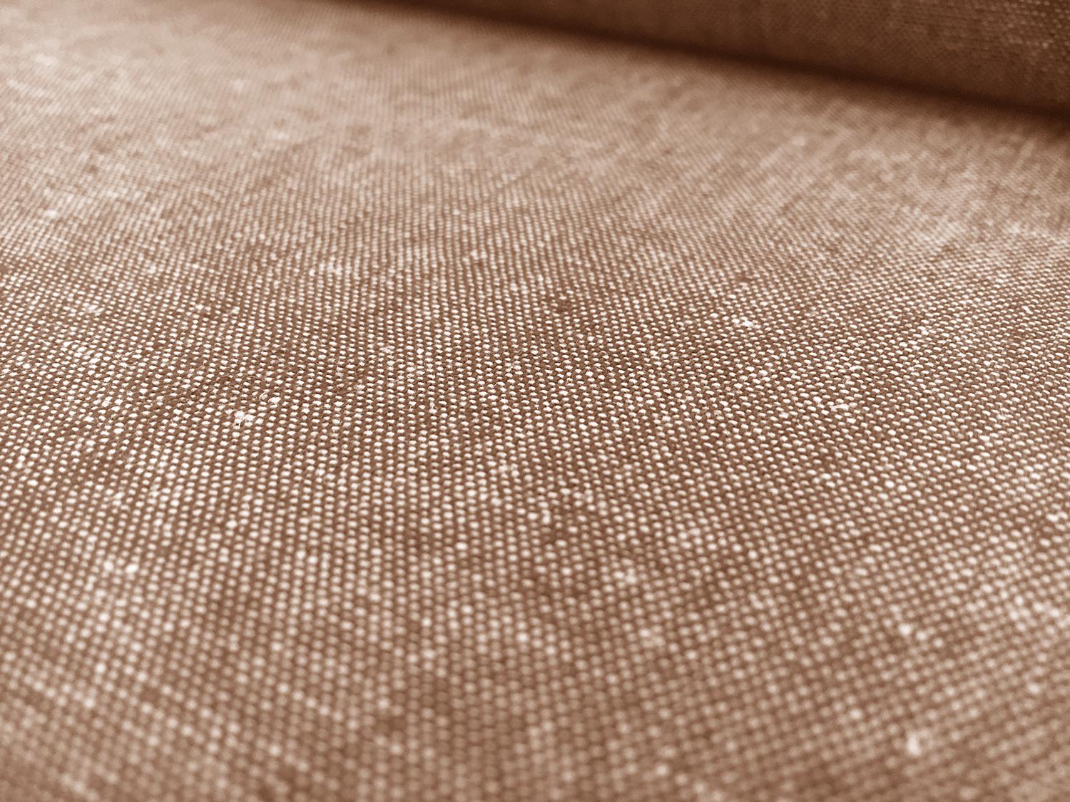 Yarn Dyed Linen Cotton Blend in Nutmeg0