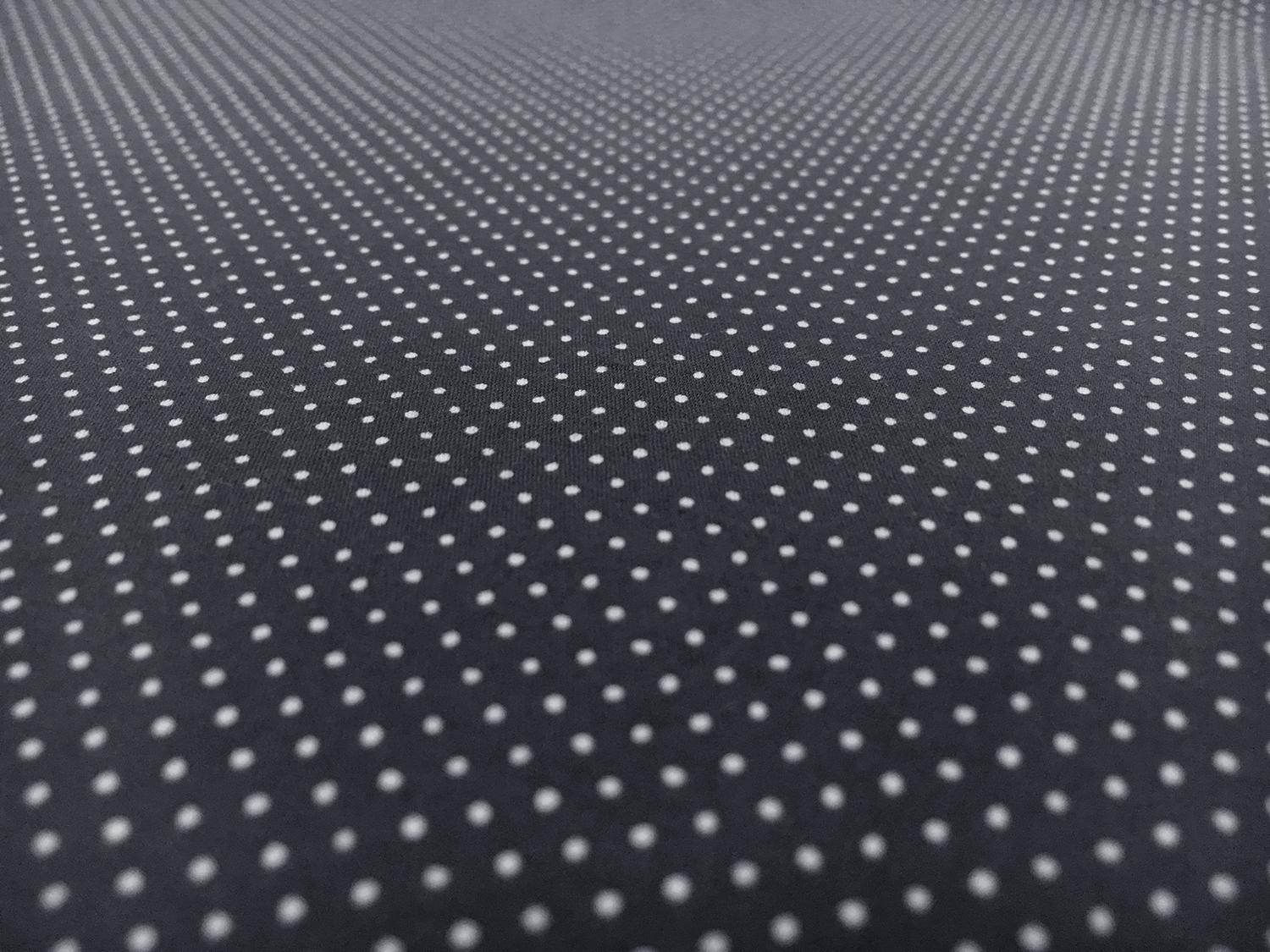 Cotton Broadcloth Petite Dot Print in Charcoal2