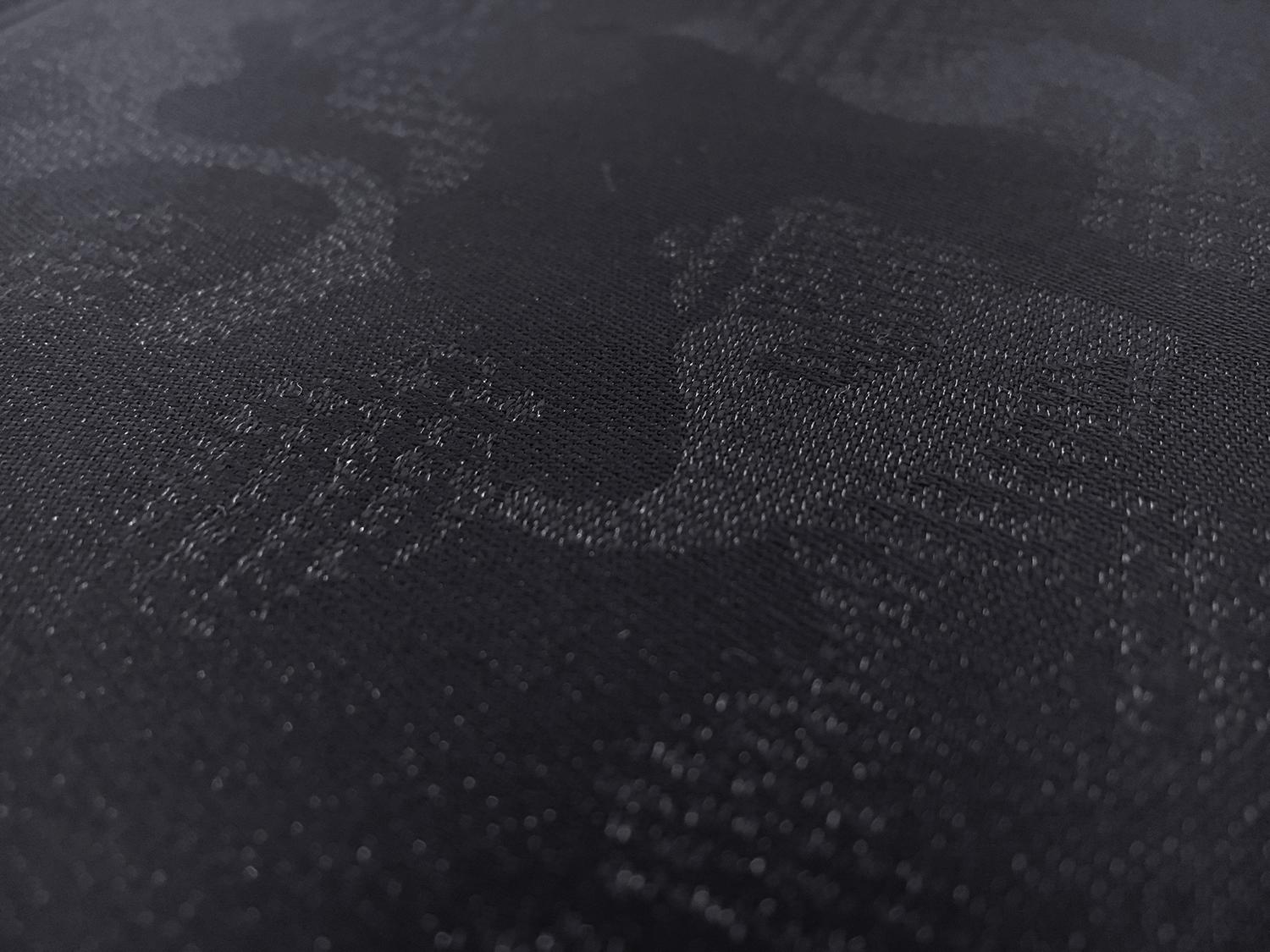 Italian Metallic Wool Camouflage Suiting in Navy2