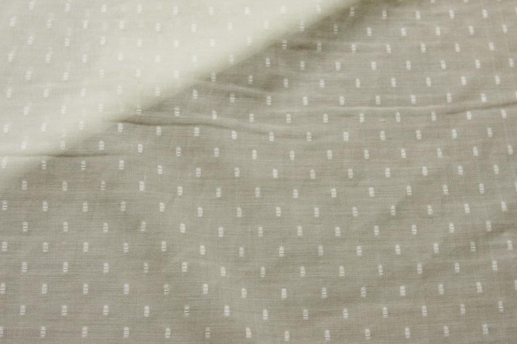 Silk Cotton Dobby Voile0