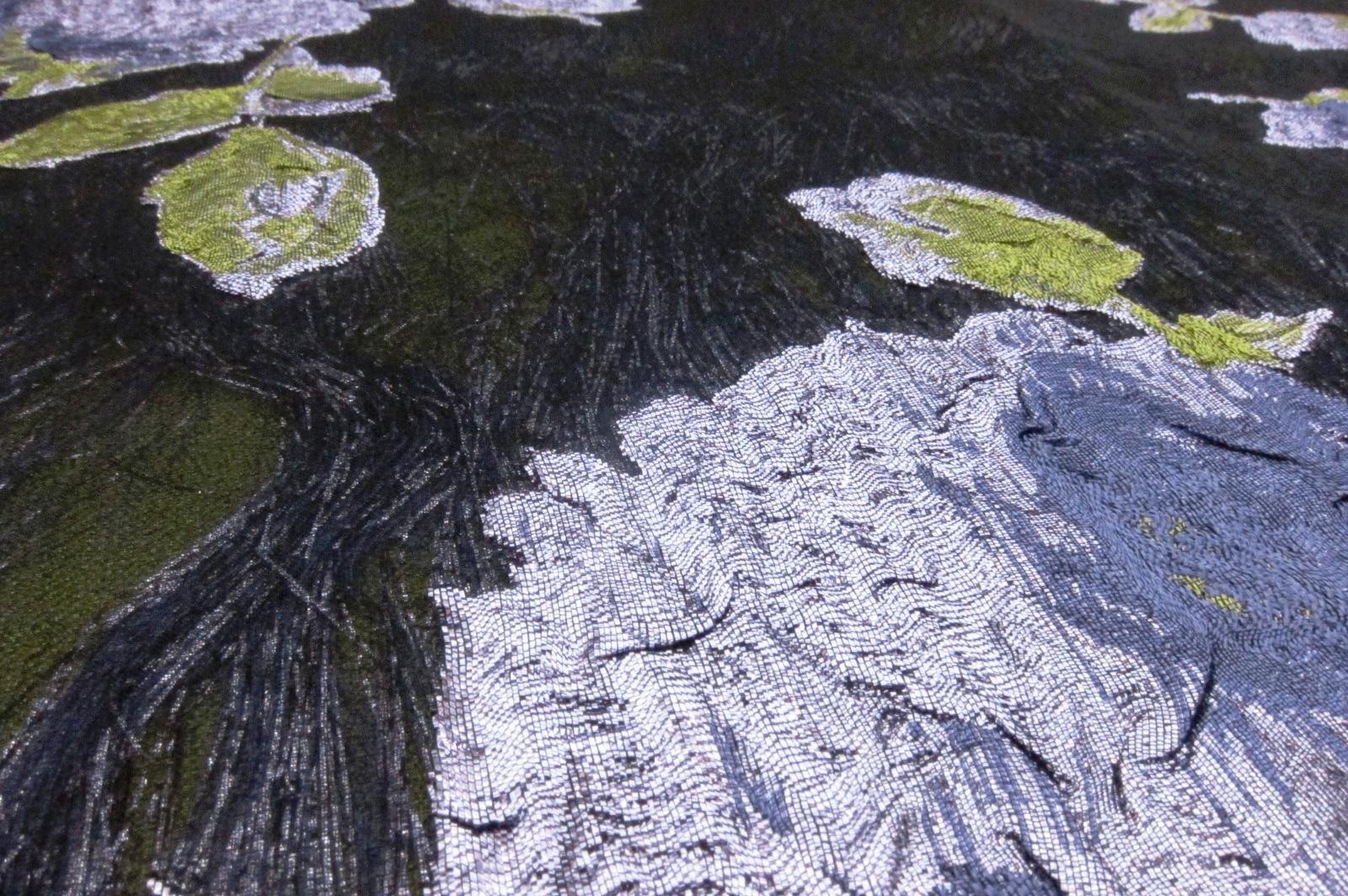 Silk Blend Metallic Cloqué2