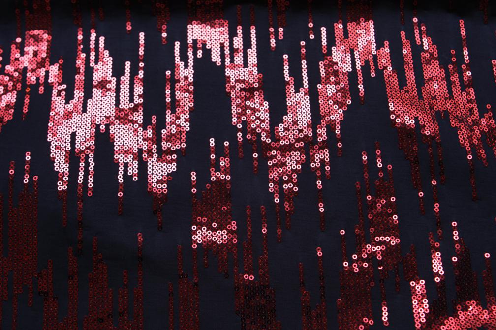 Mini Sequins on Poly Spandex0