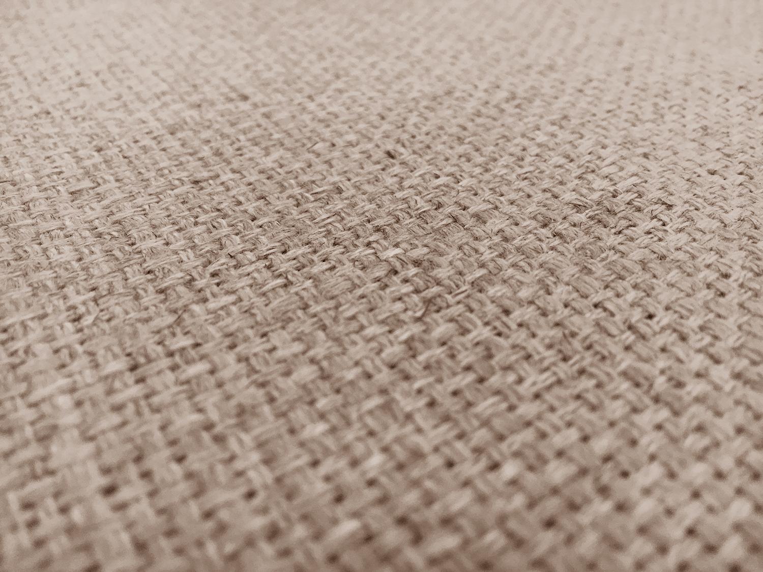 Linen Poly Basketweave in Dark Natural2