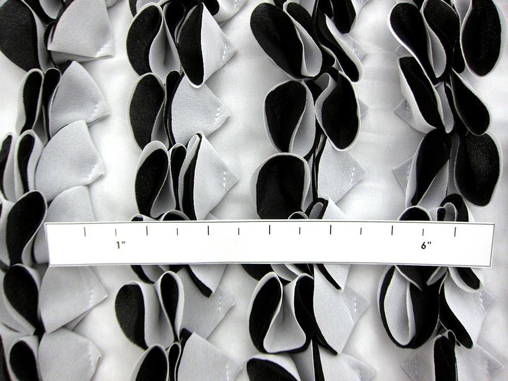 Novelty Samba Polyester Georgette Ruffles2