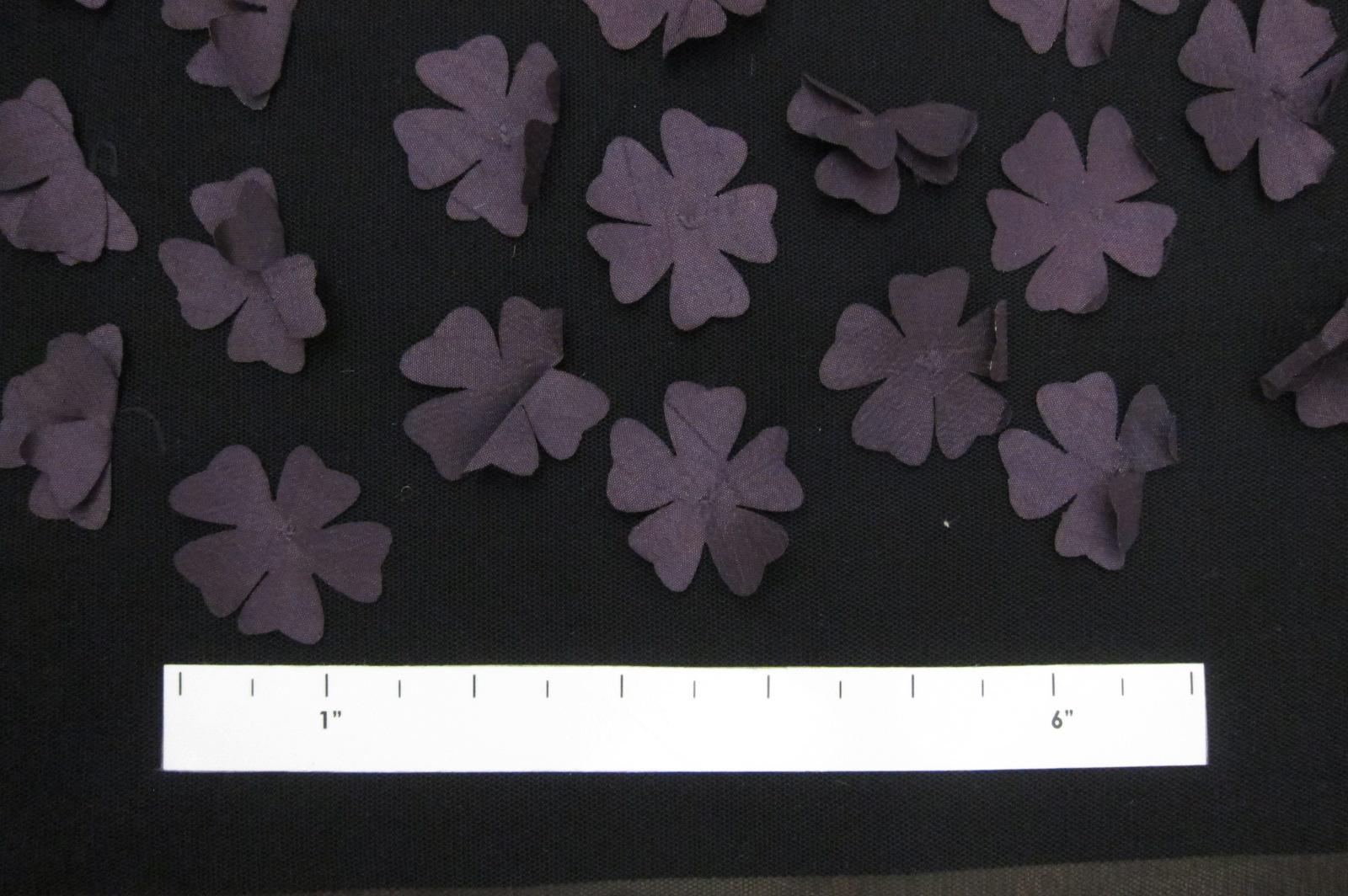 Flowers Appliqué on Tulle1