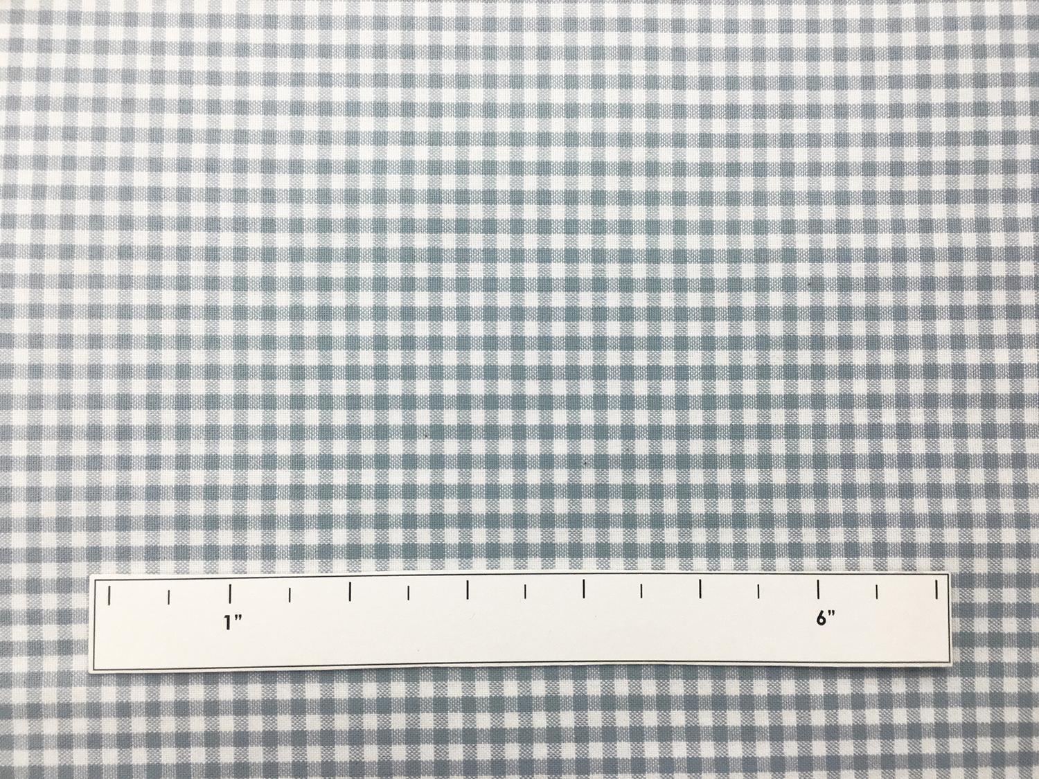 Carolina Cotton Gingham in Fog1