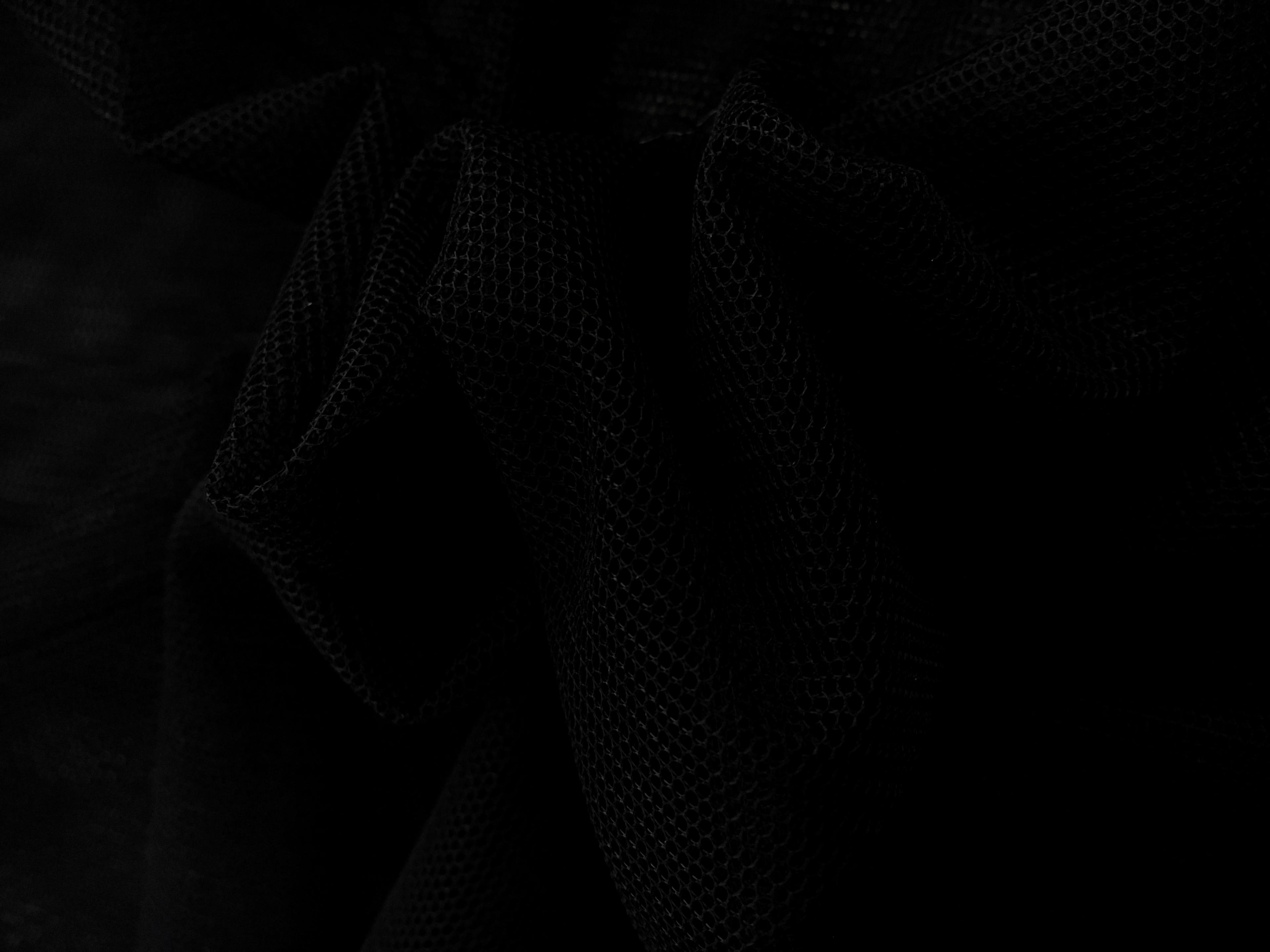 Nylon Bobbinet in Nero0