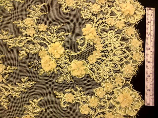 Beaded Chantilly Lace 0