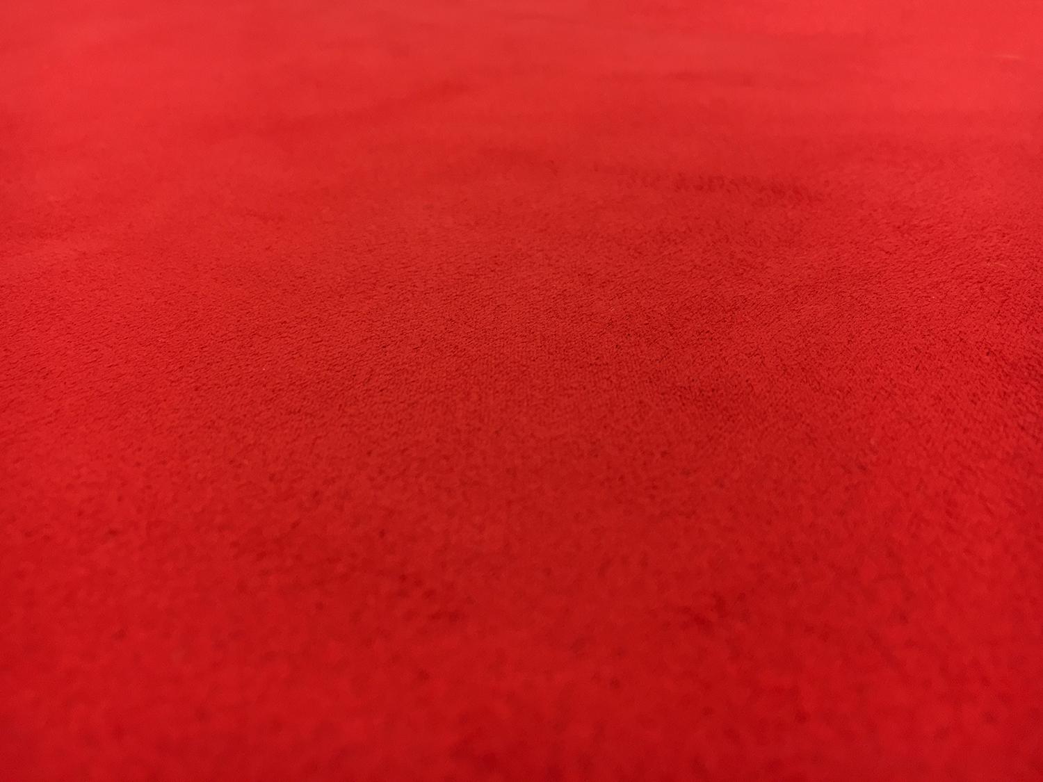 Stretch Suede with Scuba Backing in Red3
