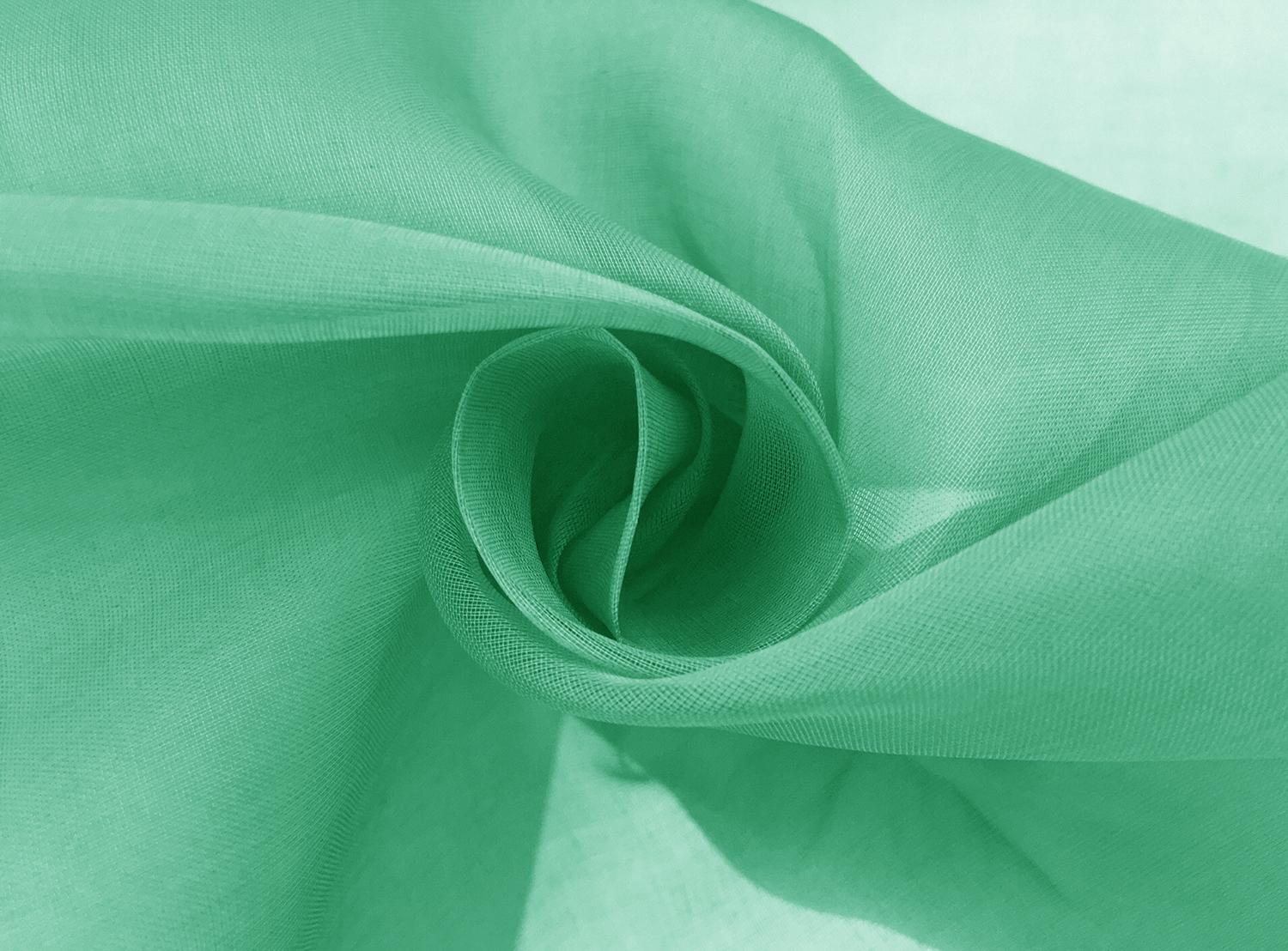 Swiss Cotton Organdy in Shamrock Green0
