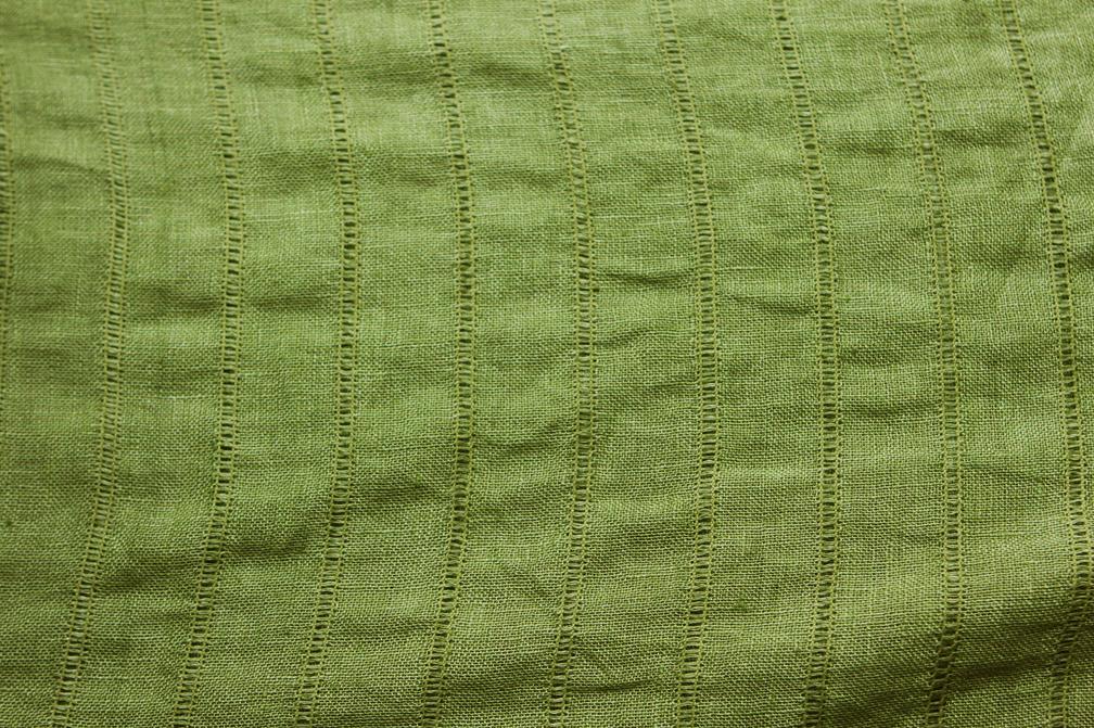 Linen Fagotting Green0