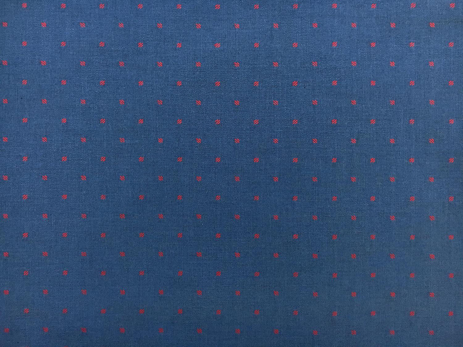 Novelty Cotton Shirting with Dots Repeat0